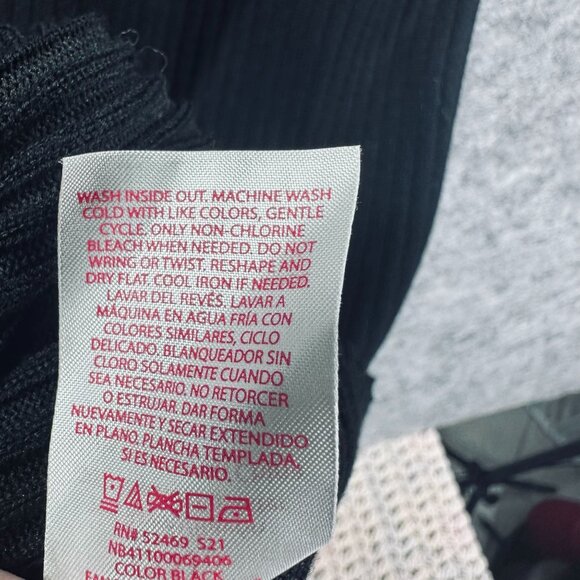 No Boundaries Womens Black Tight Knit Sweater Midi Size M/L/XL/XXL Bodycon Dress - Picture 8 of 8